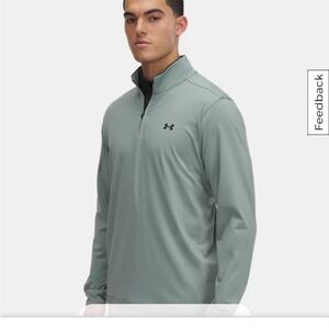 Under Armour Men's Jacket Gray Performance 1/4 Zip